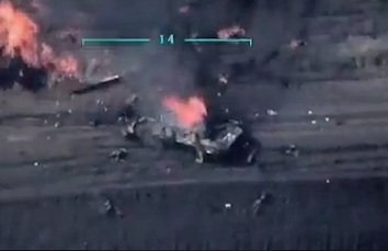 “Bayraktar”la Rusiya tankı belə vuruldu – ANBAAN VİDEO