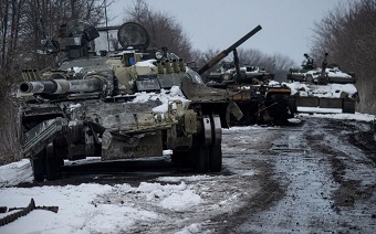 Ukrayna MN: “Rusiya hərbçiləri Kiyev vilayətinin şimalından Belarus sərhədinə doğru çıxarılır”