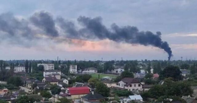 KRIMDA DAHA BİR GÜCLÜ PARTLAYIŞ… – Ukrayna ordusu Rusiyanın hərbi hissəsini vurdu? + VİDEO