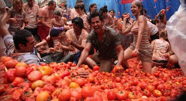 İspaniyada pomidor festivalı keçirilib – VİDEO